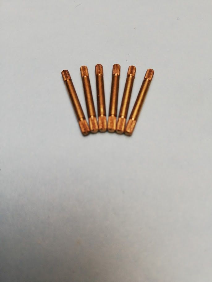 image for HORNBY/TRIANG RINGIELD BRASS SPLINED AXELS (NEW) X MARGATE STOCK S2451