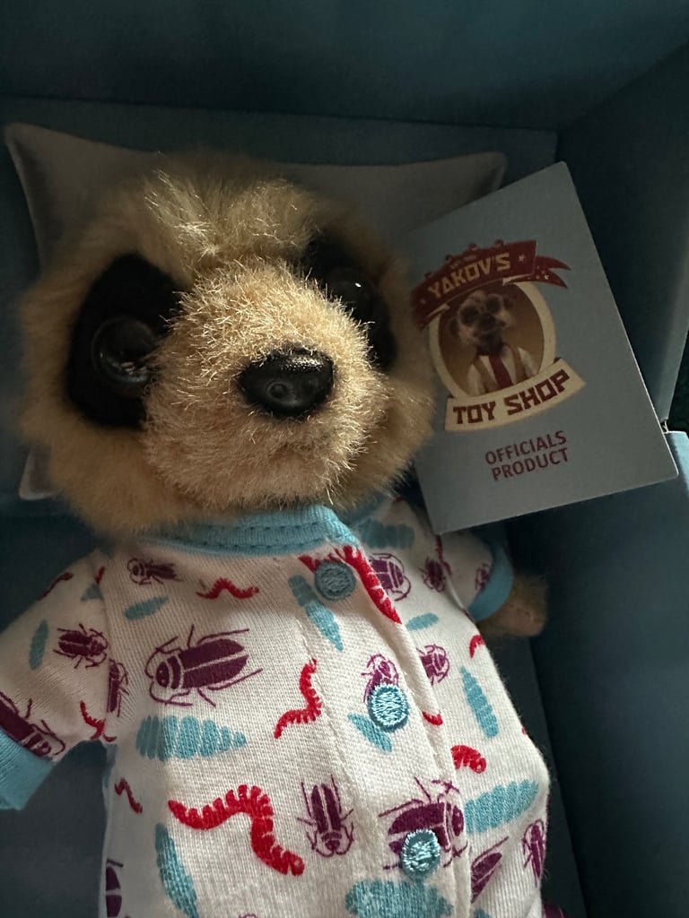 image for Baby Oleg meerkat toy. BNIB