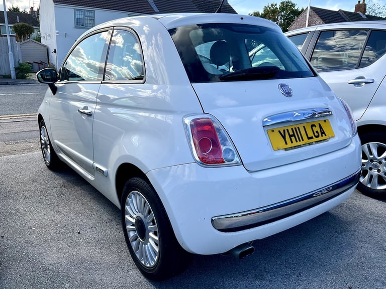 2011 Fiat 500 1.2 Lounge Hatchback 3dr Petrol Manual Euro 5 (s/s) (69 bhp)