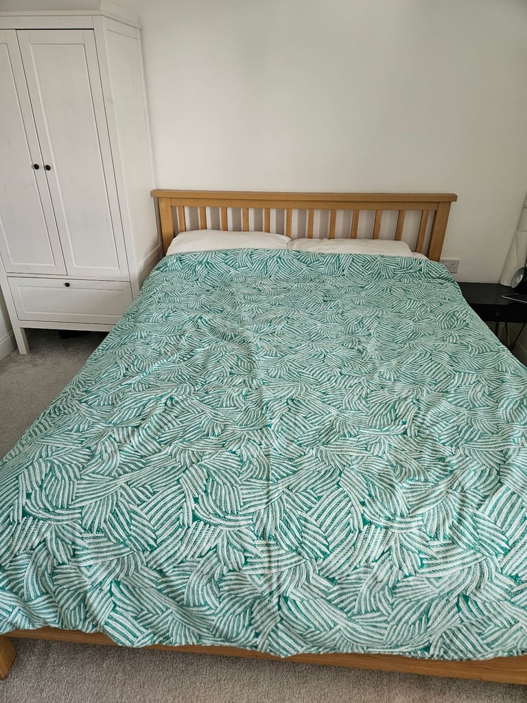 image for Next king size bed + mattress  