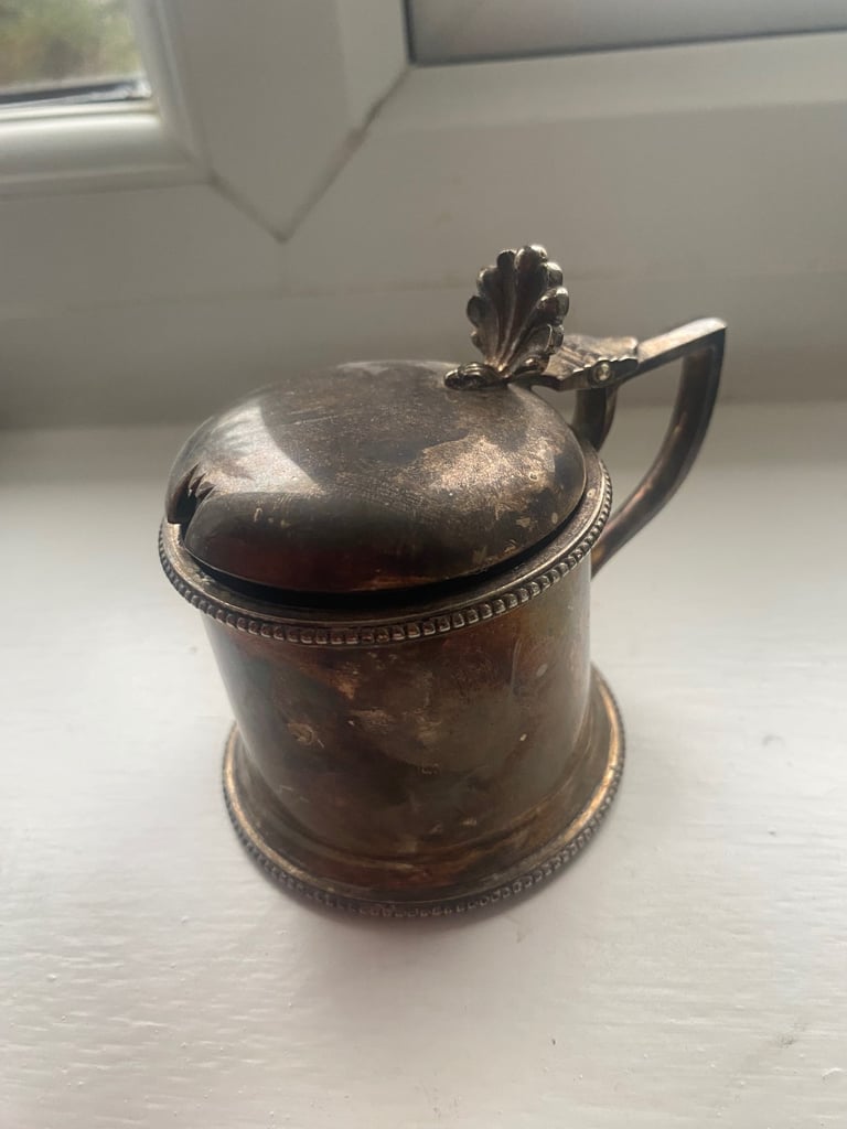  antique mustard pot