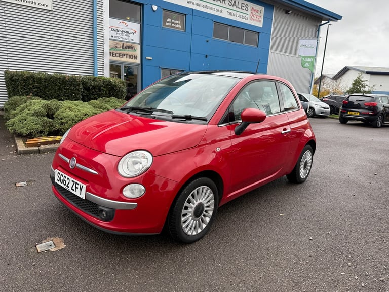 image for 2012 Fiat 500 1.2 Lounge Hatchback 3dr Petrol Manual Euro 4 (69 bhp) Petrol