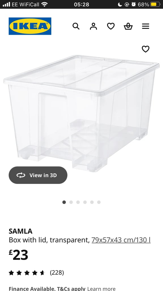 image for 130L XXL NEW boxes with wheels and lid