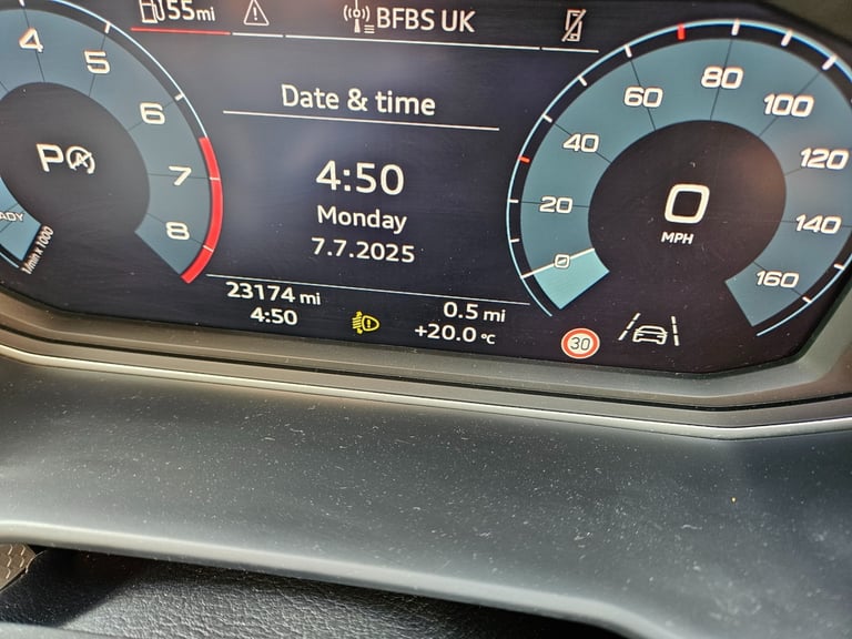 2025 AUDI A1 25 TFSI S Line 5dr S Tronic Auto Blue Damaged Salvage