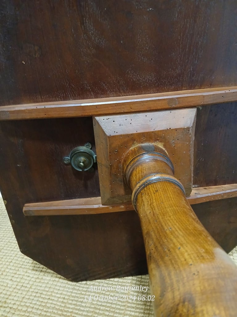 Georgian Mahogany Flip Side Table