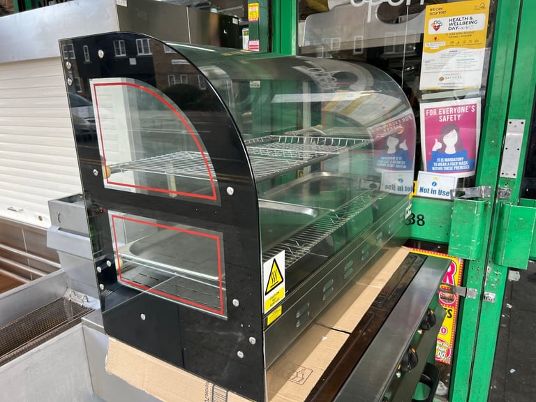 HOT FOOD CHICKEN DISPLAY CATERING COMMERCIAL KITCHEN EQUIPMENT FAST FOOD SHOP BBQ KEBAB 