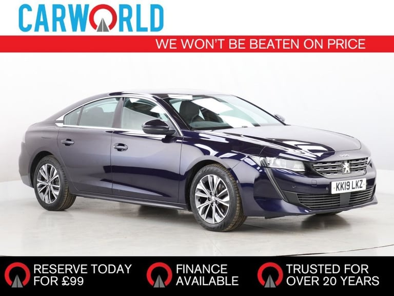 2019 Peugeot 508 1.5 BlueHDi Allure Fastback 5dr Diesel EAT Euro 6 (s/s) (130 ps) Hatchback Diese...