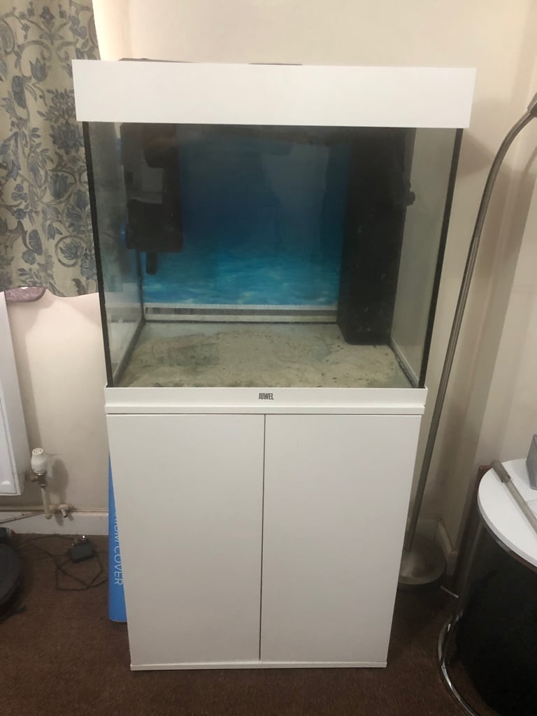 image for Juwel Lido 120 LED Marine Aquarium & Cabinet White + Protein Skimmer + Extra External Filter