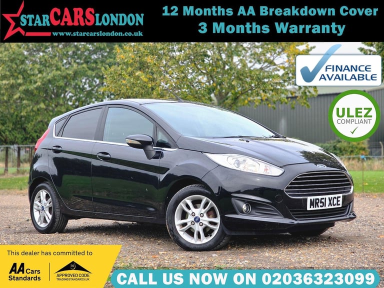 2014 Ford Fiesta 1.0T EcoBoost Zetec Powershift Euro 5 5dr HATCHBACK Petrol Automatic