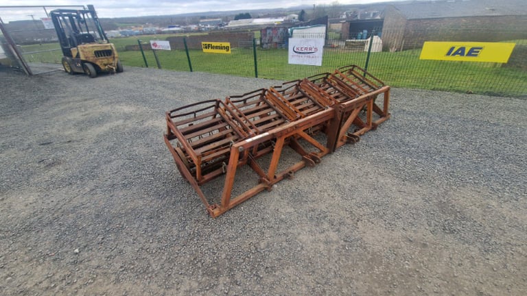 Tractor three point linkage 10ft sisis multi tiner aerator spiker 