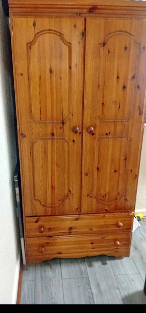 image for Sold pine wardrobe + FREE DELIVERY 