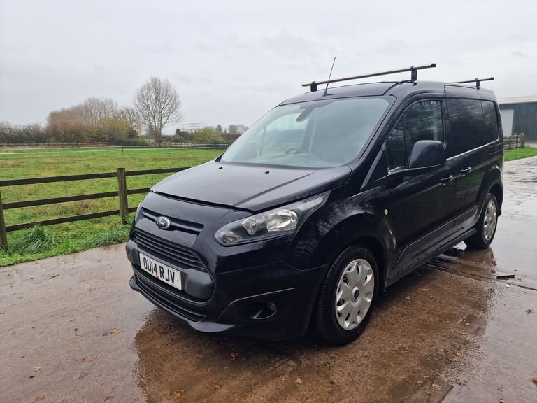 2014 Ford Transit Connect Black  Runs Needs Clutch  Spares Repairs  Roof Bars