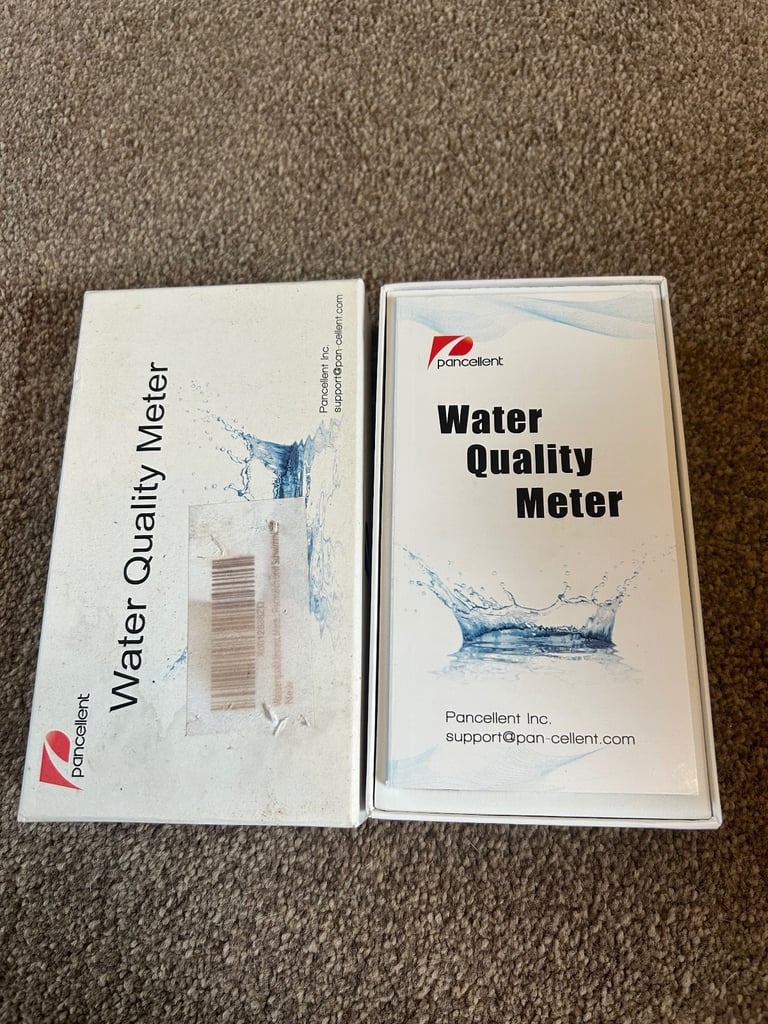 Water quality meter pancellent for aquariums /tanks