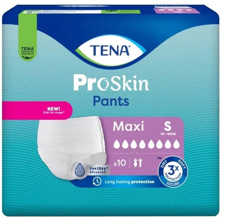 image for Tena Proskin Pants Small Maxi