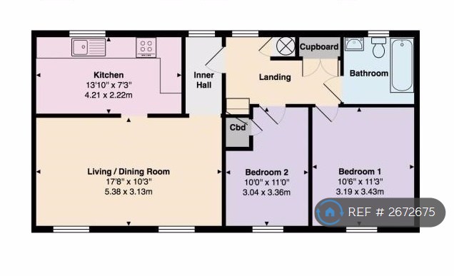 2 bedroom flat in Orford Close, Ely, CB7 (2 bed) (#2672675)