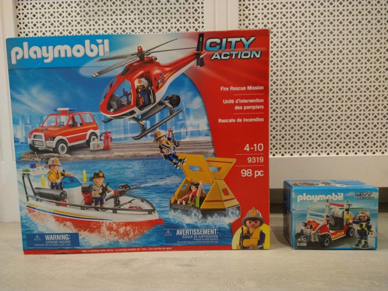 NEW Playmobil 9319 City Action Fire Rescue Mission + 5398 Fire Quad | in  Aberdeen | Gumtree
