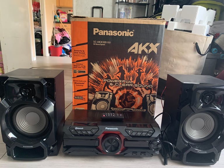 Panasonic cd stereo system 450w 