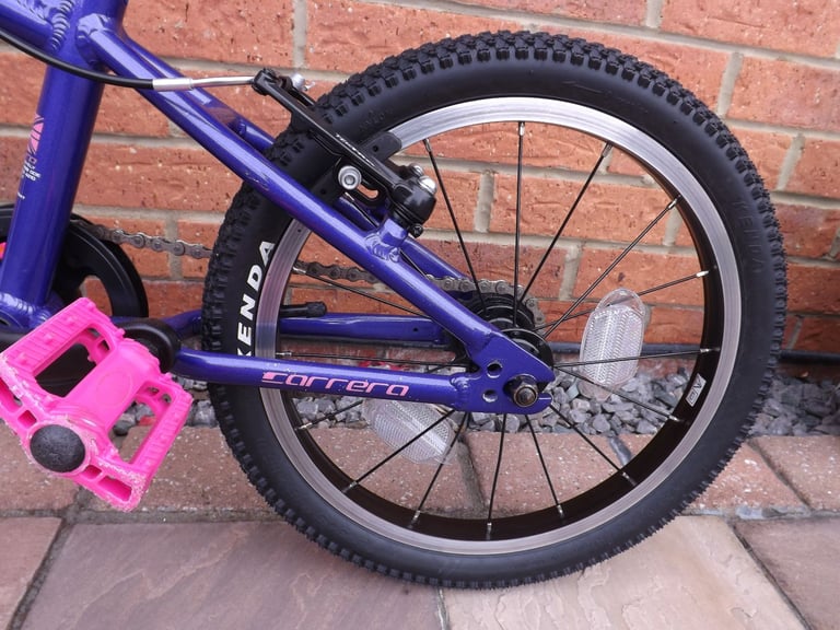 Carrera Cosmos Kids Bike - 16" Wheel - Purple / Pink