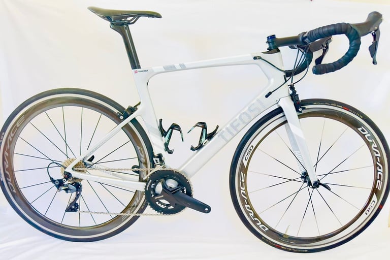 image for Full Carbon Team Issue TIFFOSI Road Bike Tiagra Groupset Dura Ace Wheels