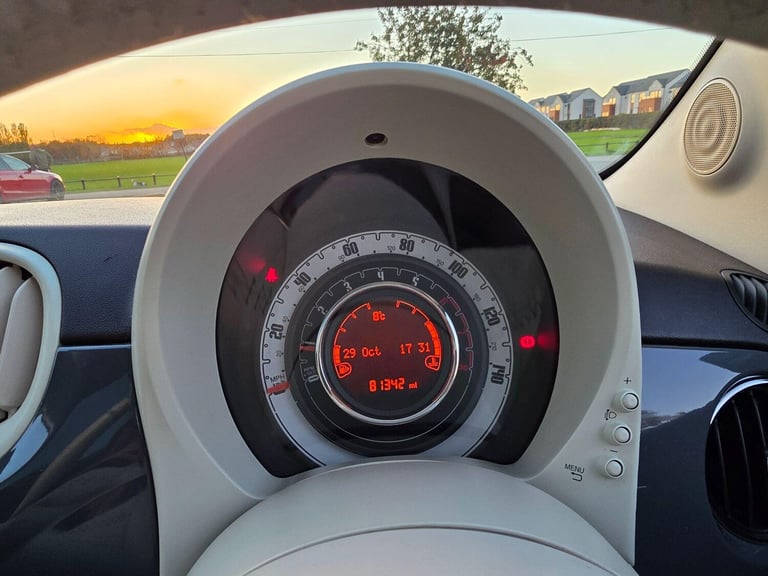 2018 Fiat 500 1.2 Lounge Euro 6 (s/s) 3dr Hatchback Petrol Manual