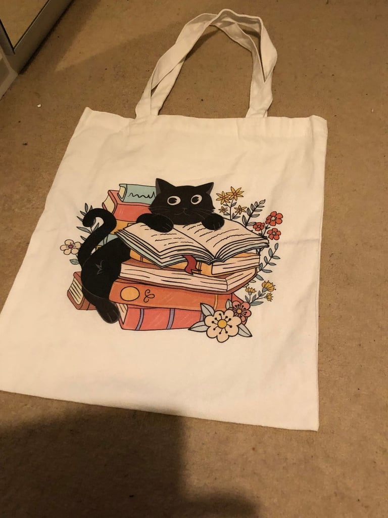 St. Right Girl Mosaic School Backpack Cat Tote Bag Crossbody Bag