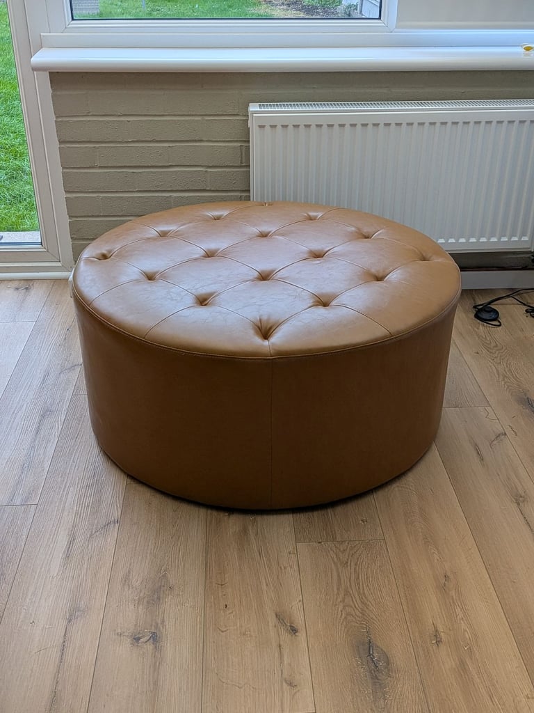 image for Large round footstool