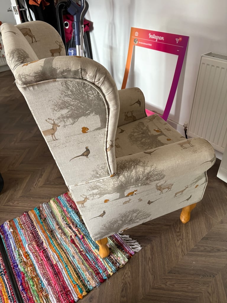 Woodland Print Chair