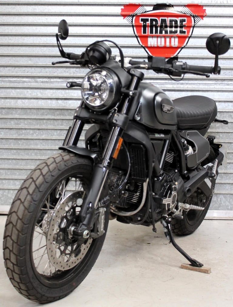 2022 22 DUCATI SCRAMBLER 800 NIGHT SHIFT ABS GREY ONLY 436 miles NEW MOT EURO 5