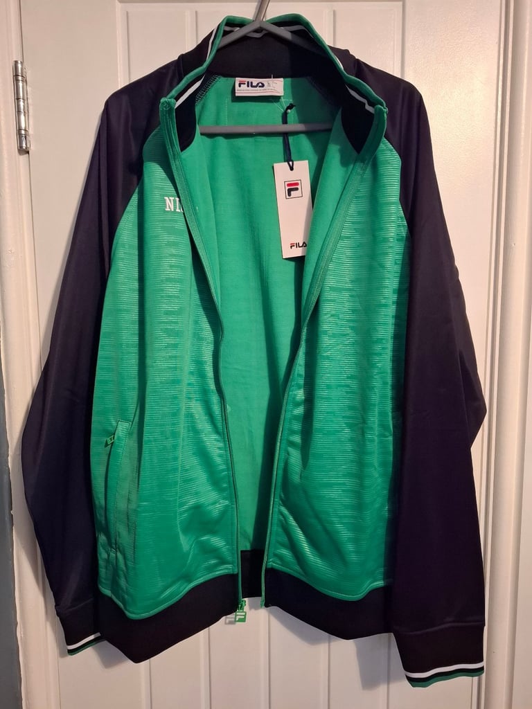 Mens Large Fila Nigeria Track Jacket