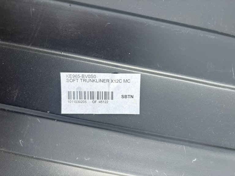 Nissan Juke Boot liner reg 2014-2019