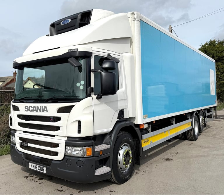 2016 SCANIA P280 CARRIER FRIDGE/FREEZER COLUMN TAIL-LIFT 26 TON 6X2 AIRCON EURO6