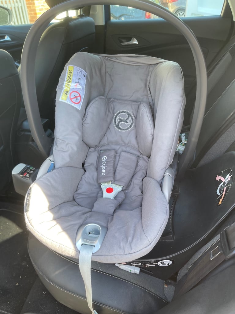 *Spin seat & base* Cybex Cloud Z baby carrier infant car seat with isofix Z base & pram adaptors  