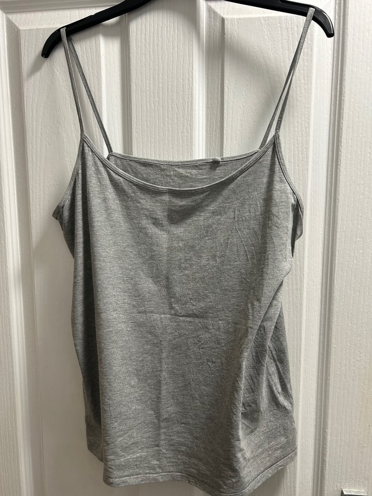 image for Next grey cami top size 22