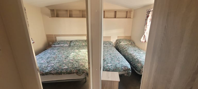 Static caravan sited 