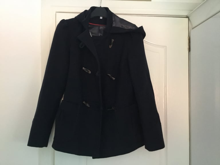 image for Ladies Short Length Dufflecoat Coat size 12