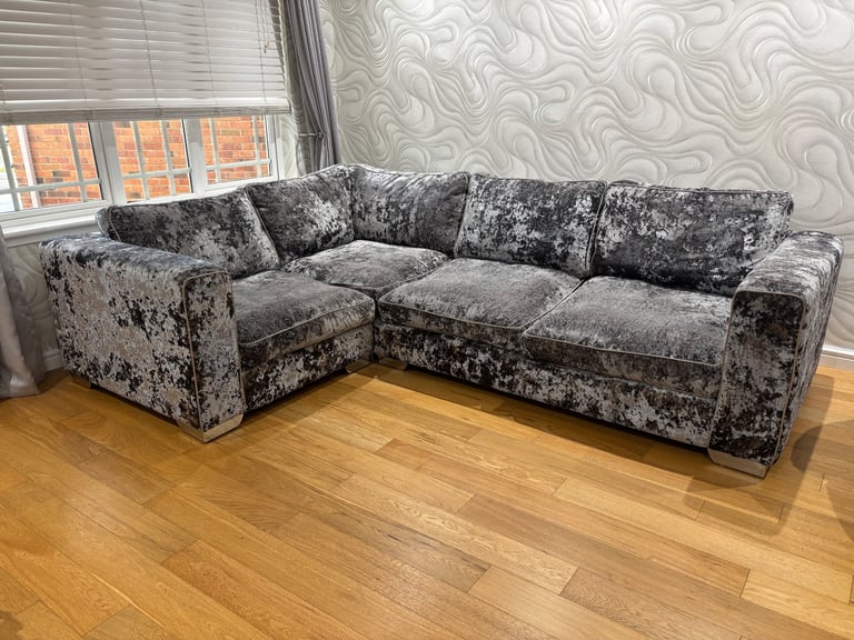 image for Corner sofa and cuddle swivel chair 