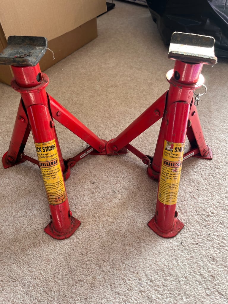 image for Pair Car Jack Stands 2 tonne per stand
