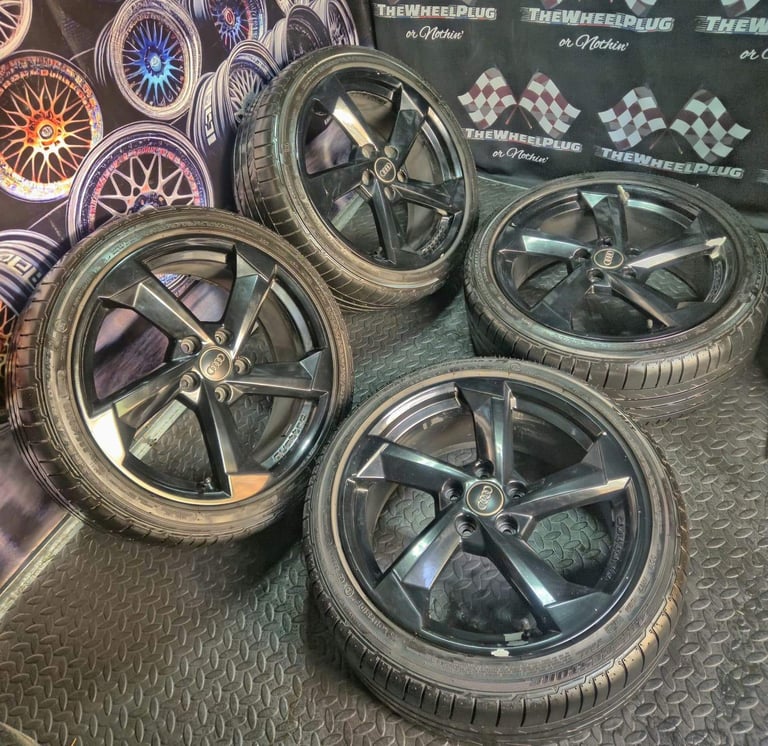 18" AUDI ROTOR QUATTRO ALLOYS/5×112/FIT AUDI, VW, SEAT/ FAST DELIVERY