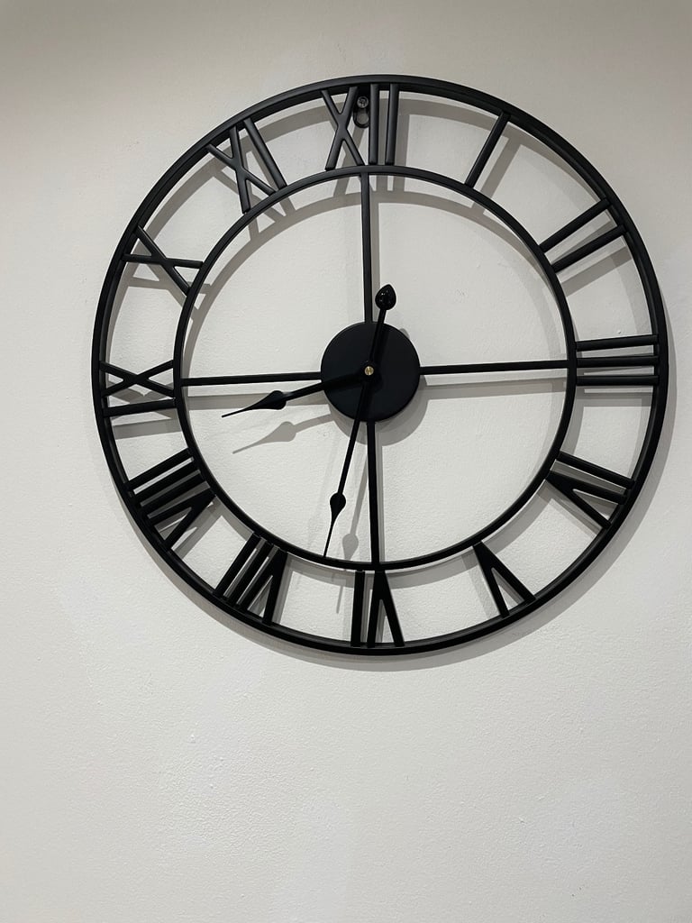 Skeleton wall clock