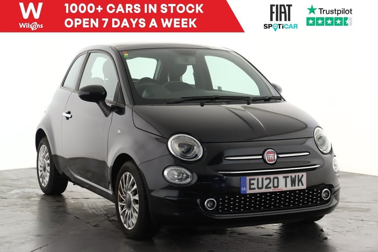 image for 2020 Fiat 500 1.2 Lounge 3dr Dualogic Hatchback Petrol Automatic
