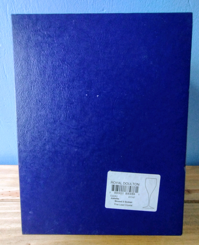 Vintage Royal Doulton Juliette Goblets (BOXED)