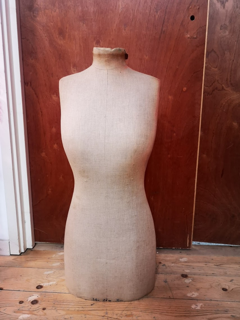 vintage mannequin, edwardian mannequin, corsetry, sewing, taylor dummy