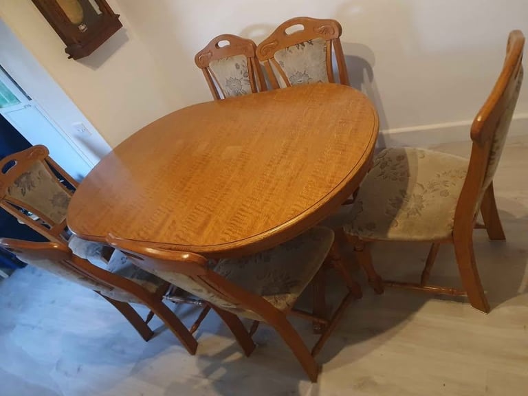 image for Amazing dining set with 6-12 seater table and 6 chairs