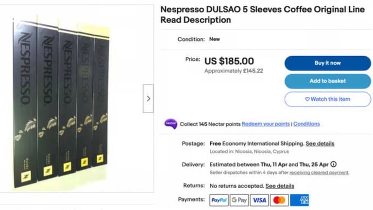 Dulsão do Brasil - RARE & Discontinued Nespresso capsules! 