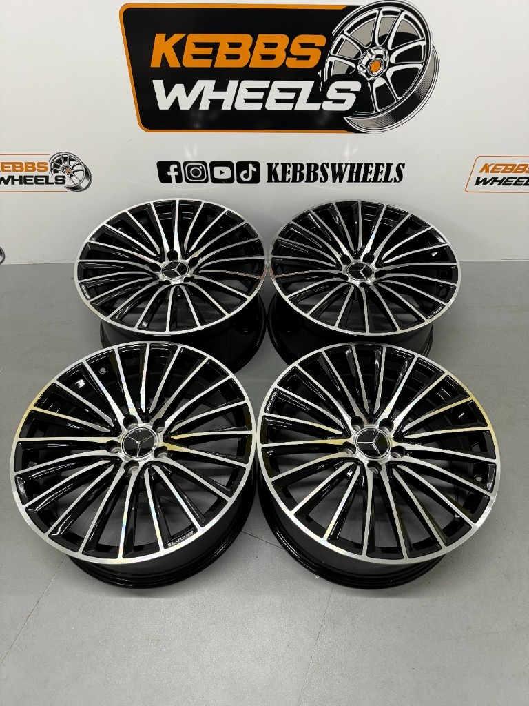20" 2024 MERCEDES TURBINE TWIST ALLOY WHEELS C CLASS E CLASS S CLASS 