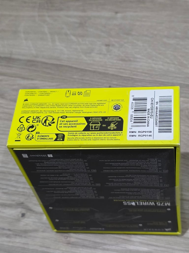 Corsair M75 Wireless Gaming Mouse – Brand New & Sealed