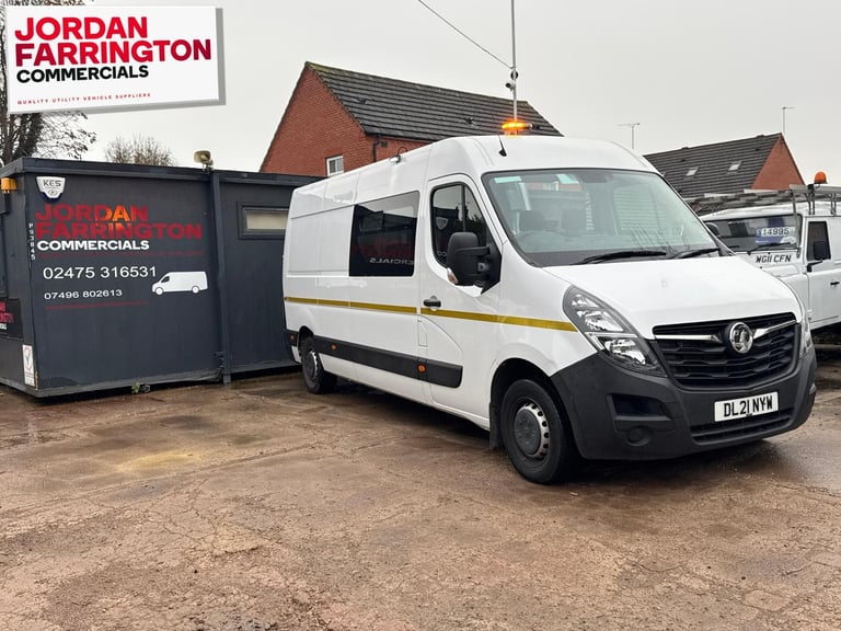 2021 VAUXHALL MOVANO L3H2 7 SEAT WELFARE VAN WITH AIR-CON ULEZ *ONLY 48K MILES*