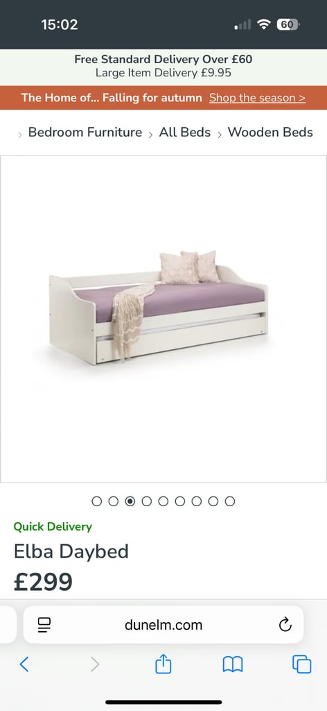 Julian Bowen Alba Day Bed - never used