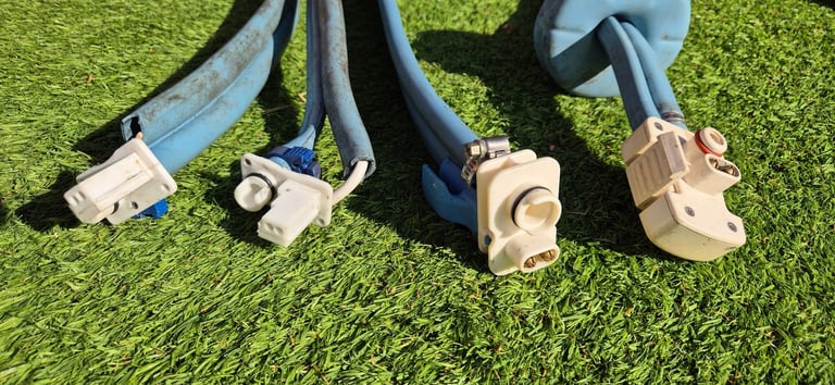 WHALE and other water pumps and filters for caravan motorhome camper boat.
