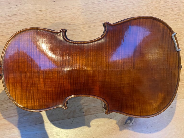 image for Antique full-size (4/4) violin with case.